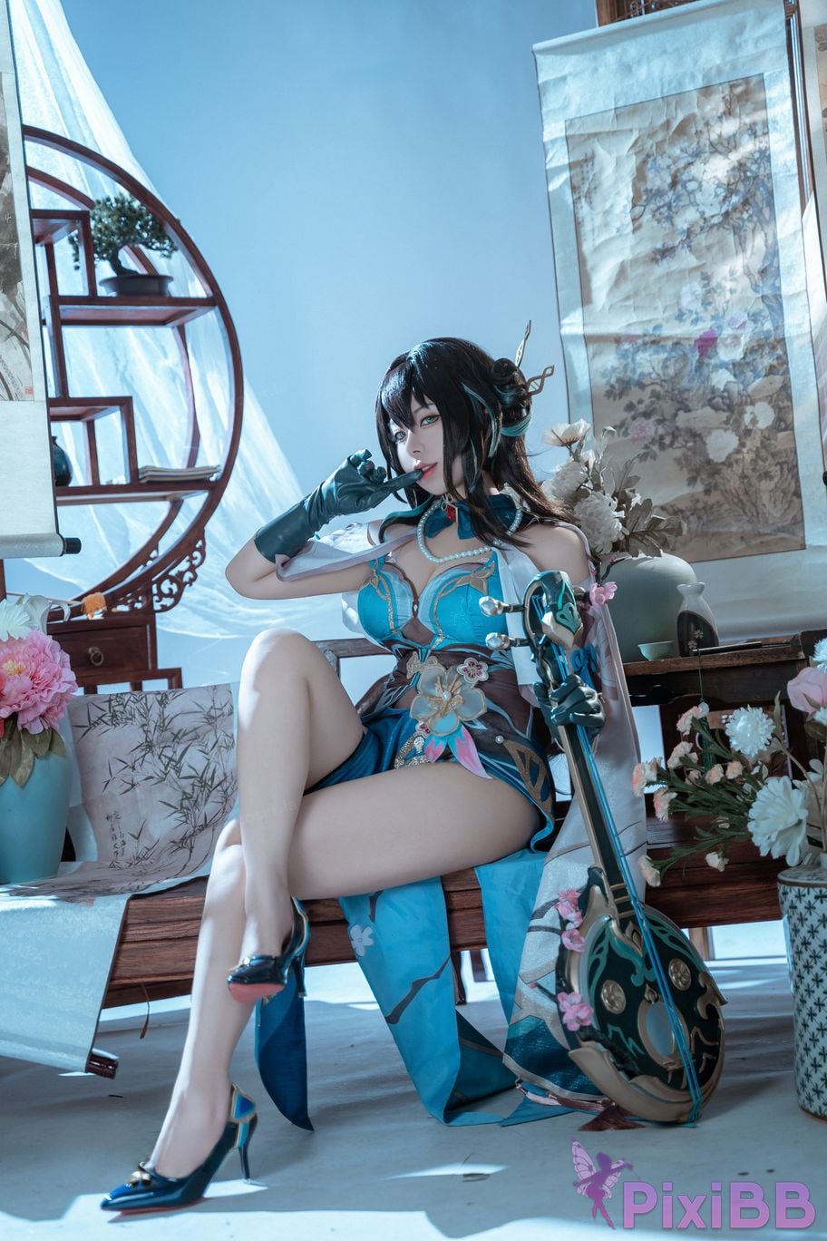 Cosplayer Husensen Collapse Star Dome Railway Ruan Mei PixiBB.COM 045