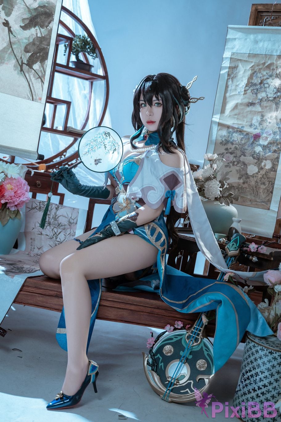 Cosplayer Husensen Collapse Star Dome Railway Ruan Mei PixiBB.COM 048