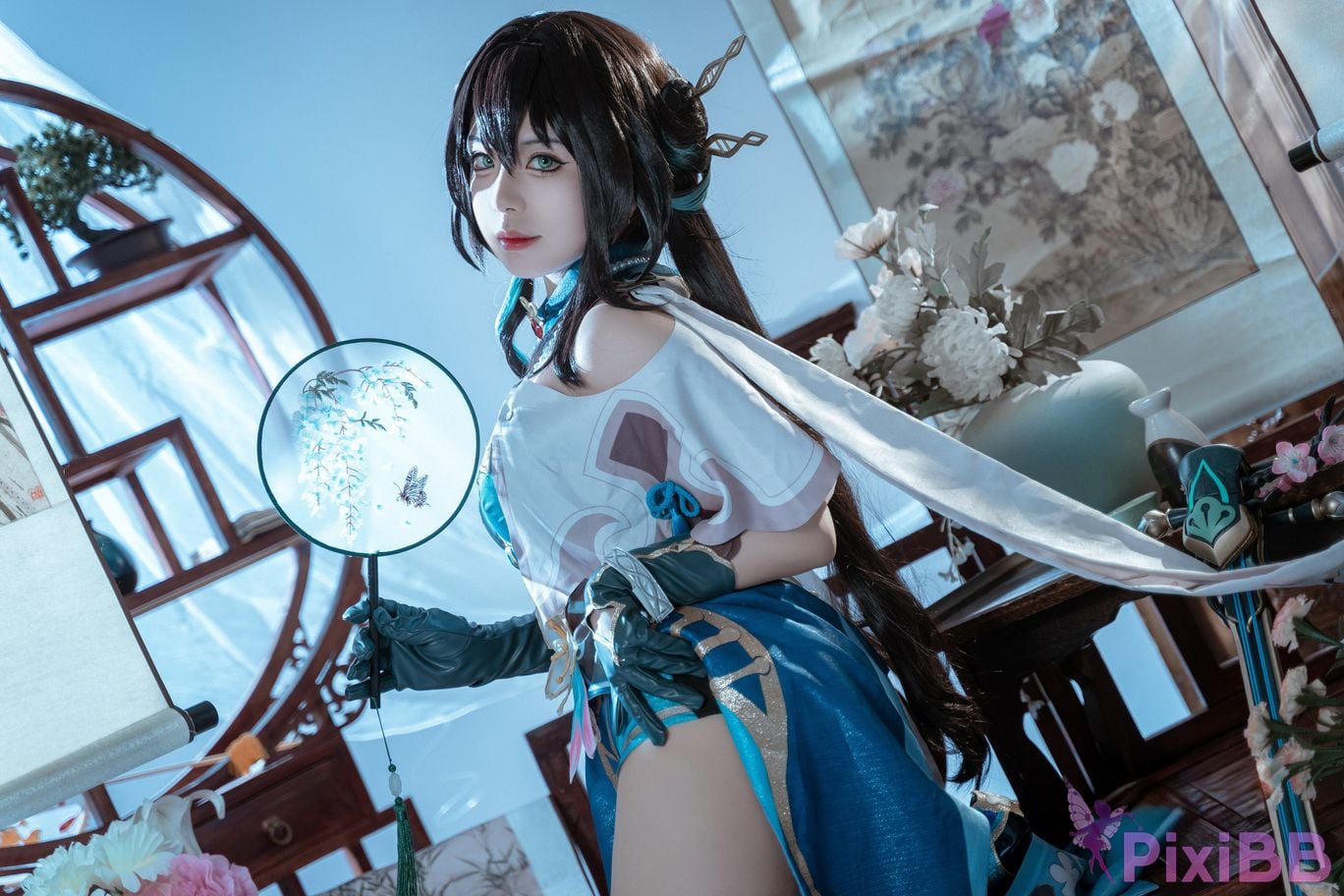 Cosplayer Husensen Collapse Star Dome Railway Ruan Mei PixiBB.COM 049