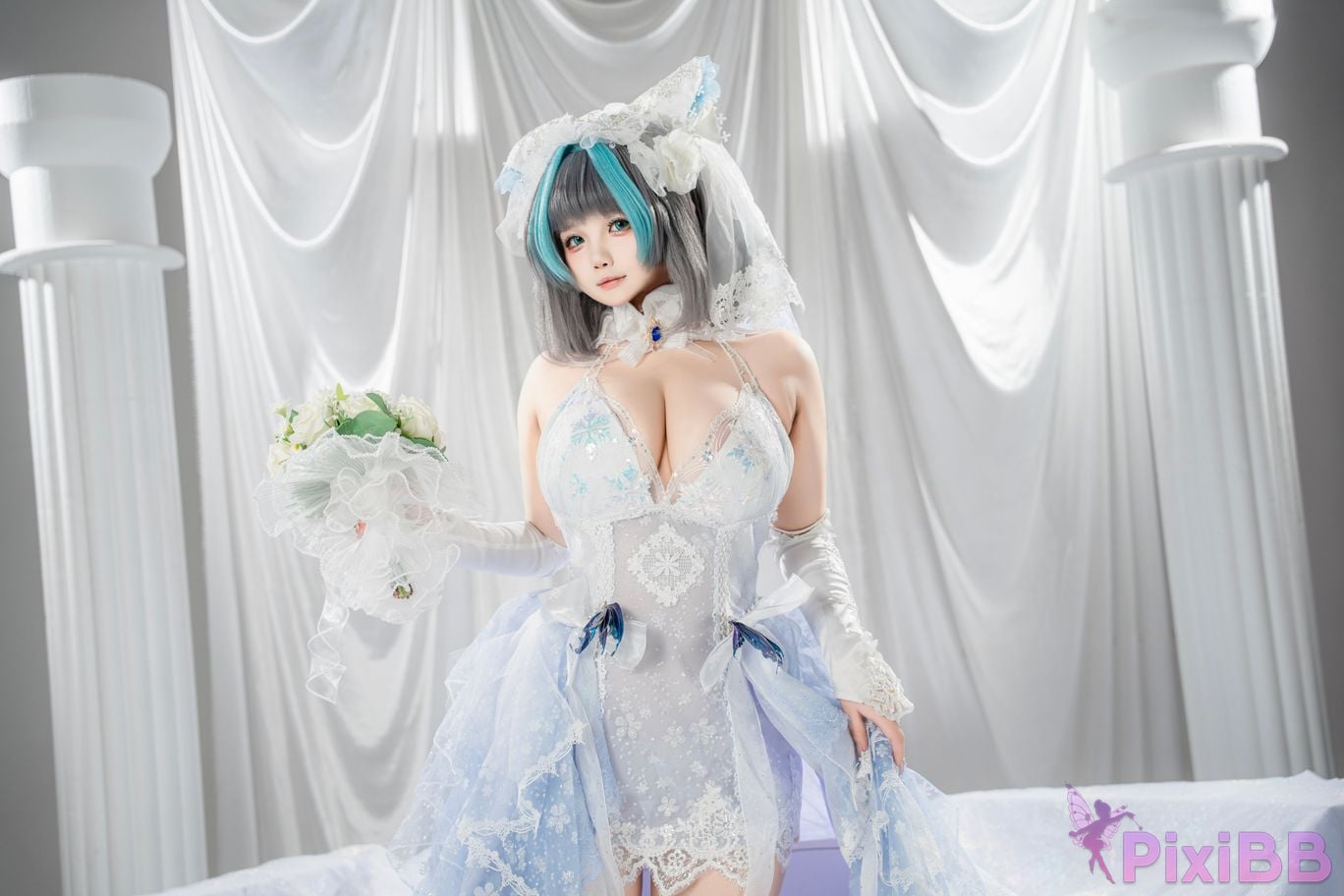 Cosplayer Baoba bei azur lane Cheshire vow to marry PixiBB.COM 002