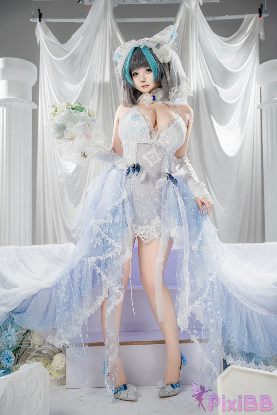 Cosplayer Baoba bei azur lane Cheshire vow to marry PixiBB.COM 003