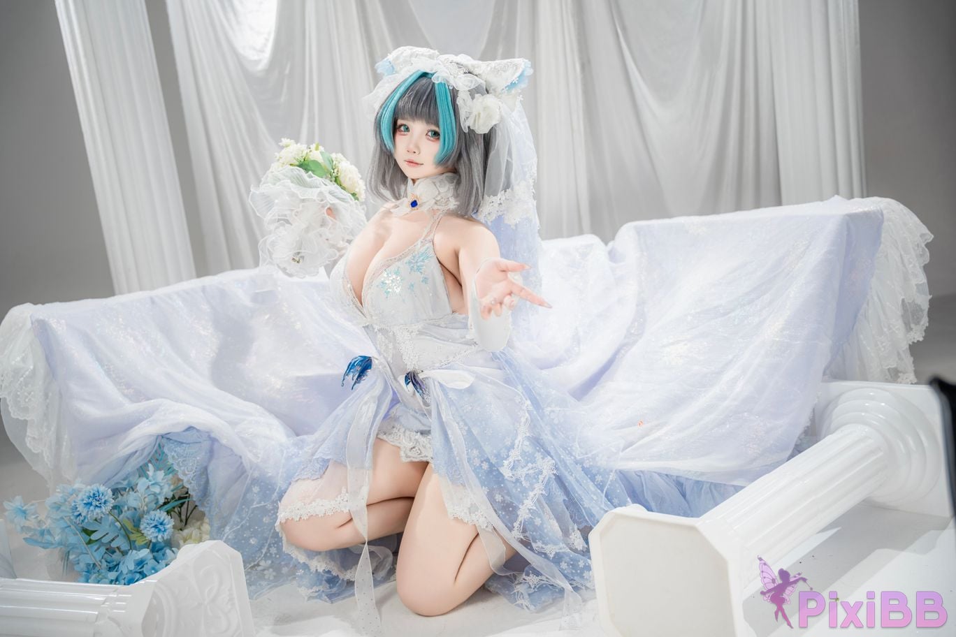 Cosplayer Baoba bei azur lane Cheshire vow to marry PixiBB.COM 006