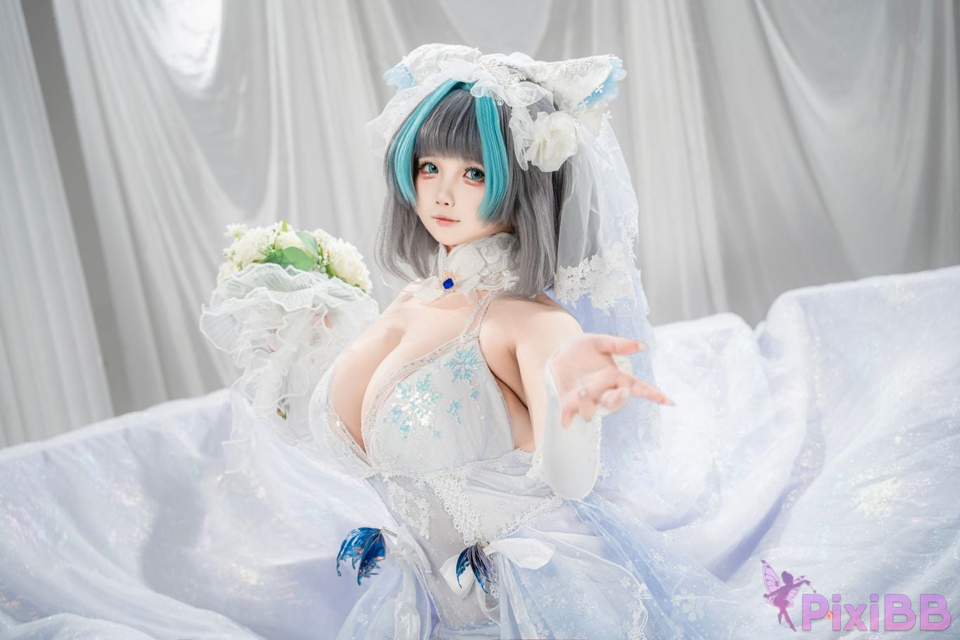 Cosplayer Baoba bei azur lane Cheshire vow to marry PixiBB.COM 007