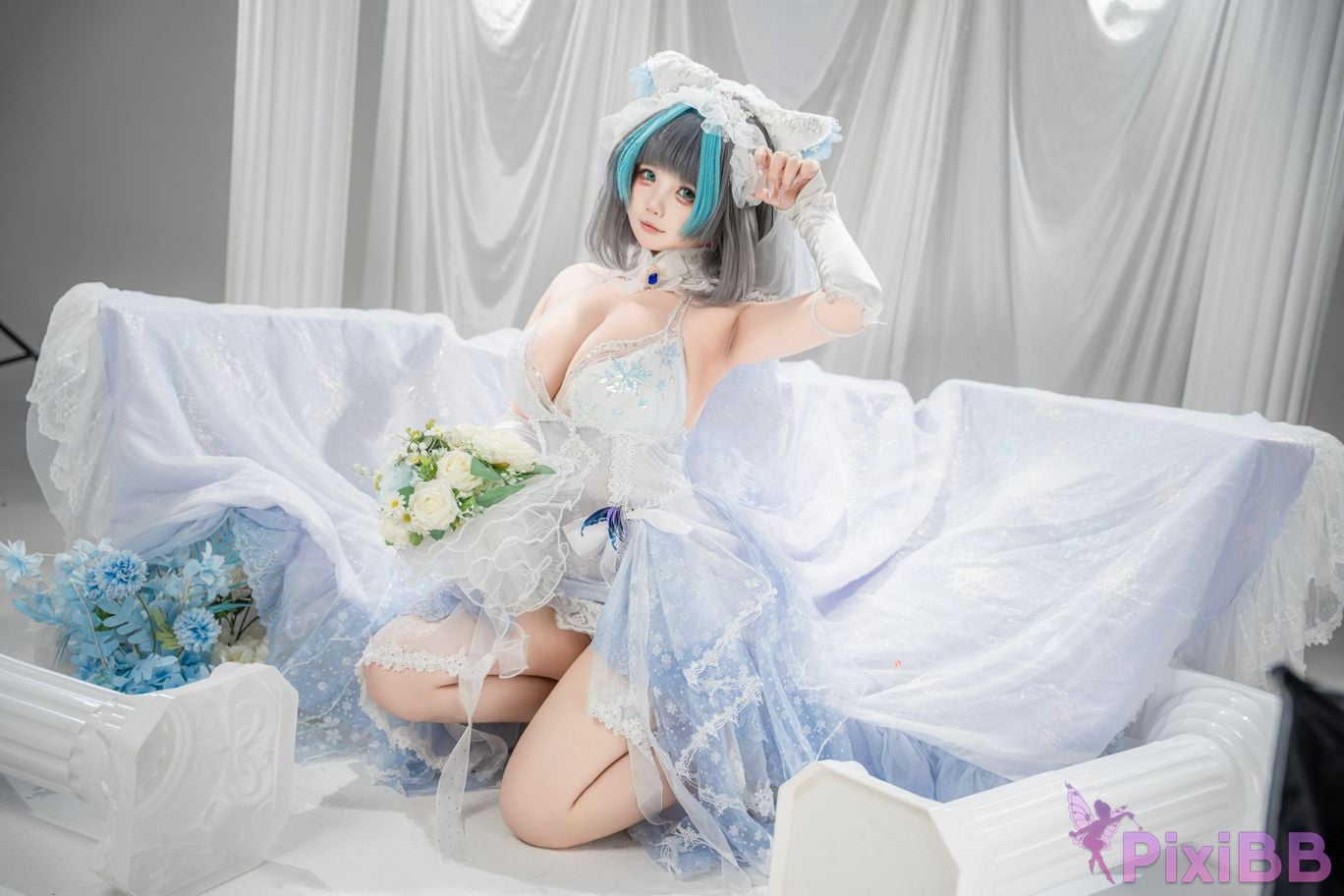 Cosplayer Baoba bei azur lane Cheshire vow to marry PixiBB.COM 008