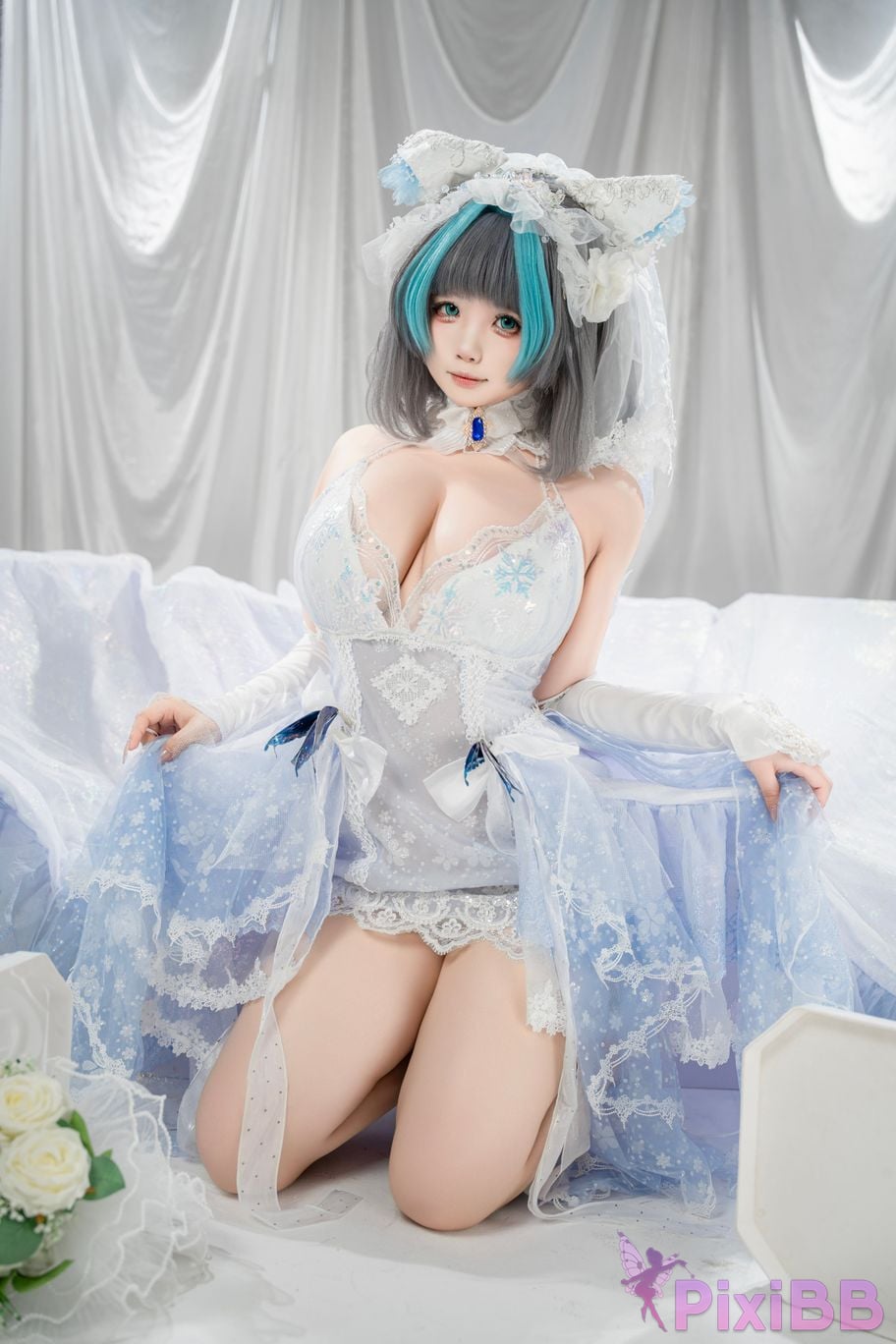 Cosplayer Baoba bei azur lane Cheshire vow to marry PixiBB.COM 009