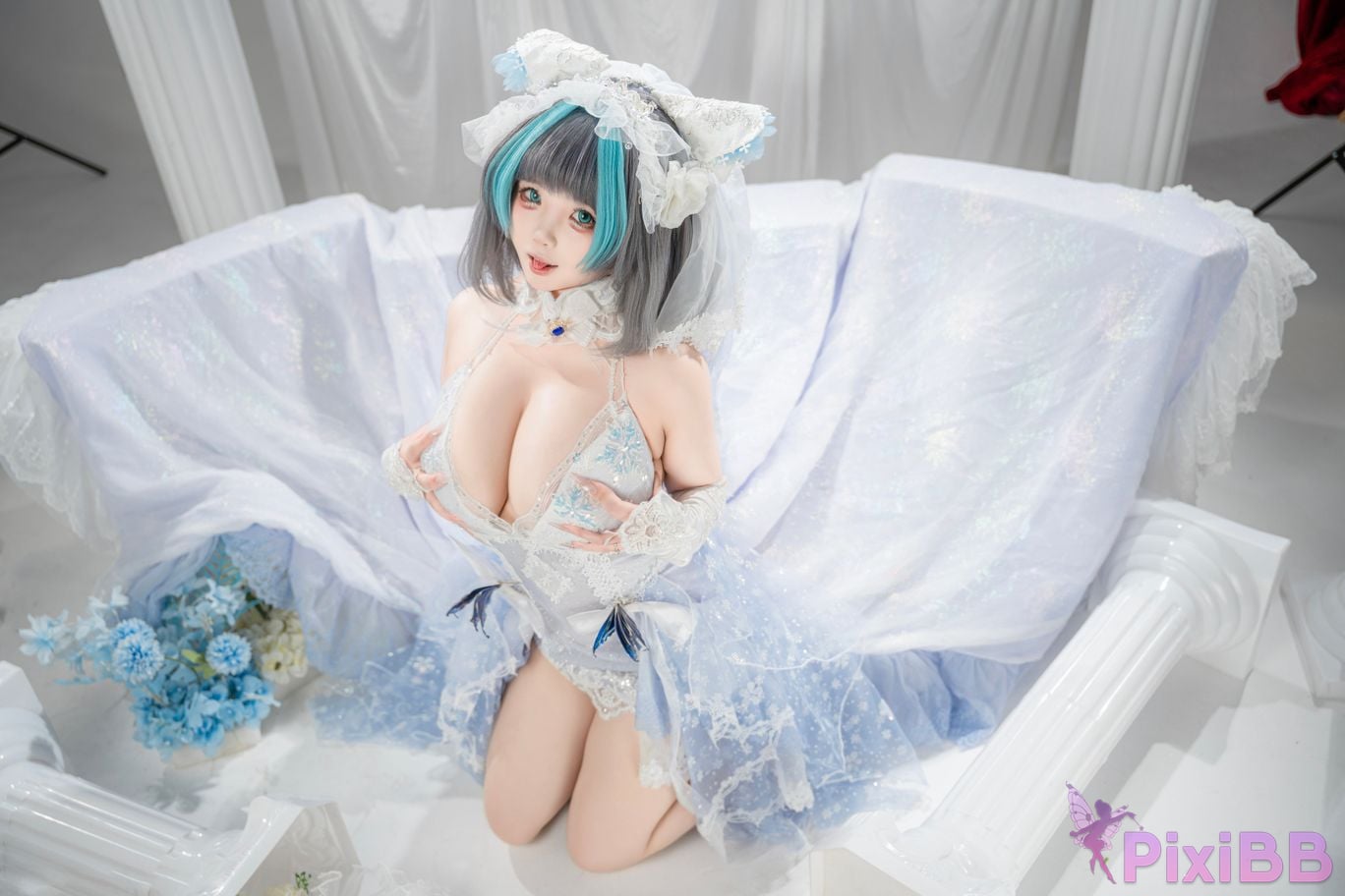 Cosplayer Baoba bei azur lane Cheshire vow to marry PixiBB.COM 011