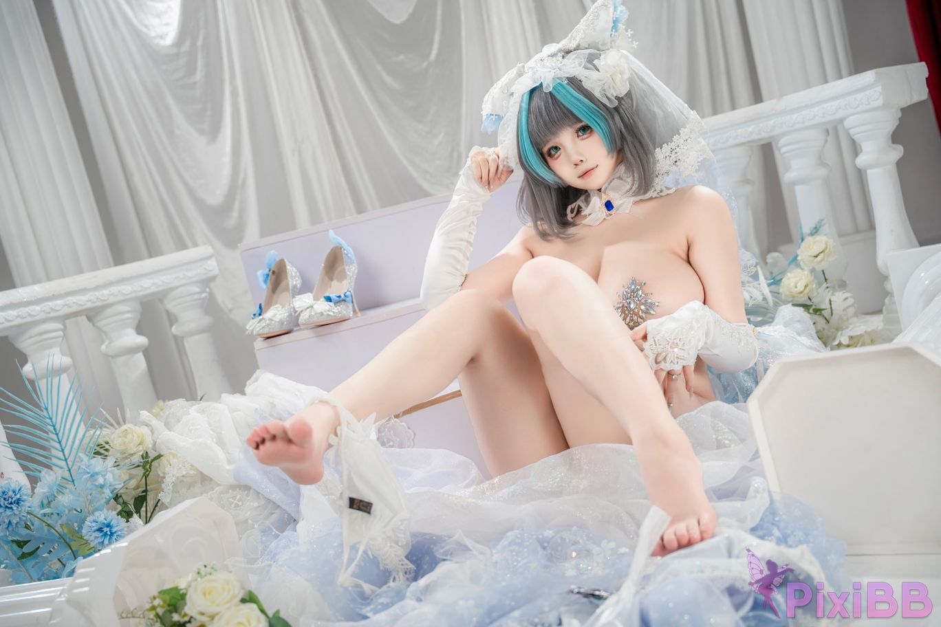 Cosplayer Baoba bei azur lane Cheshire vow to marry PixiBB.COM 027