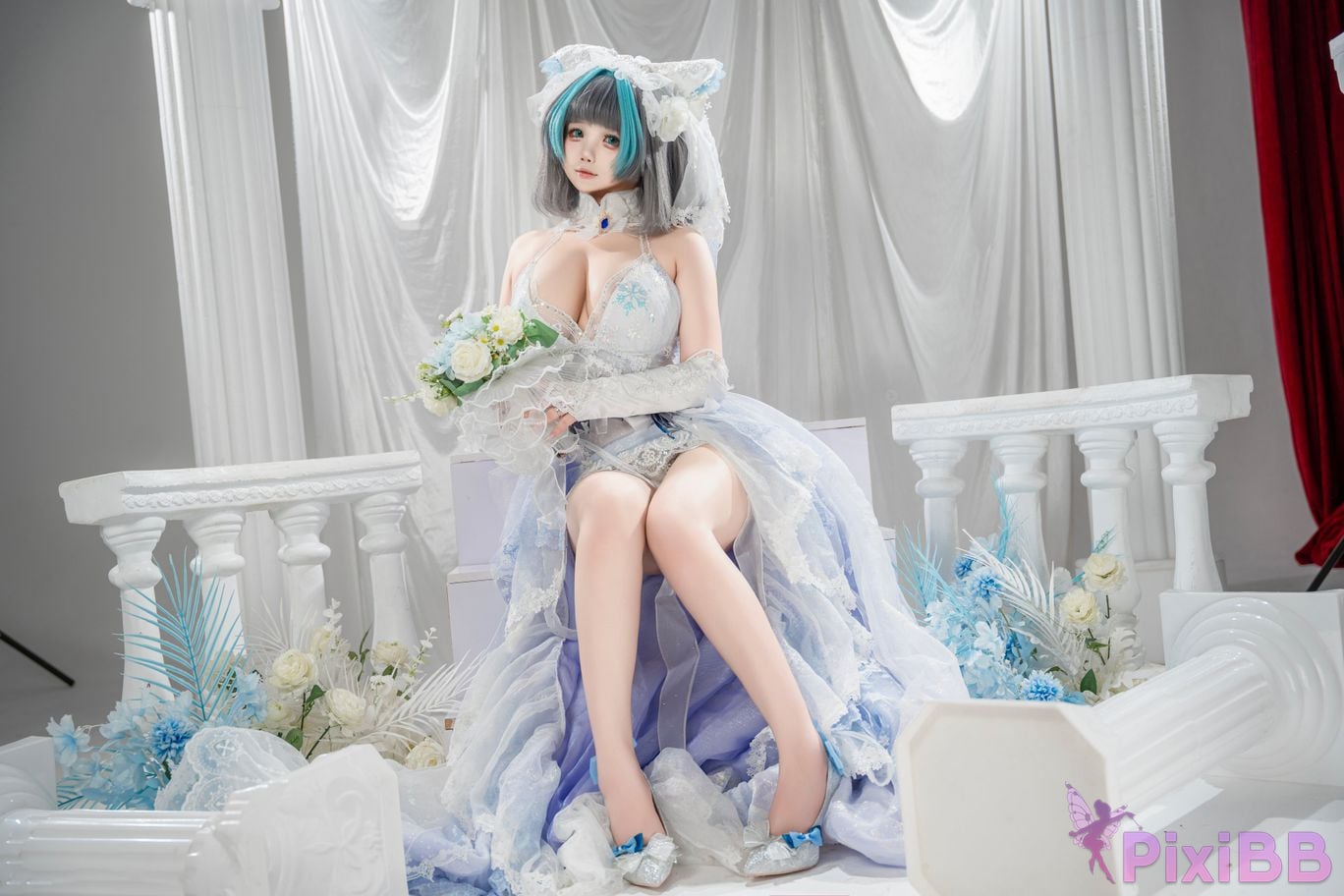 Cosplayer Baoba bei azur lane Cheshire vow to marry PixiBB.COM 034