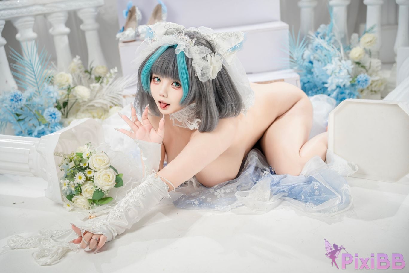 Cosplayer Baoba bei azur lane Cheshire vow to marry PixiBB.COM 036