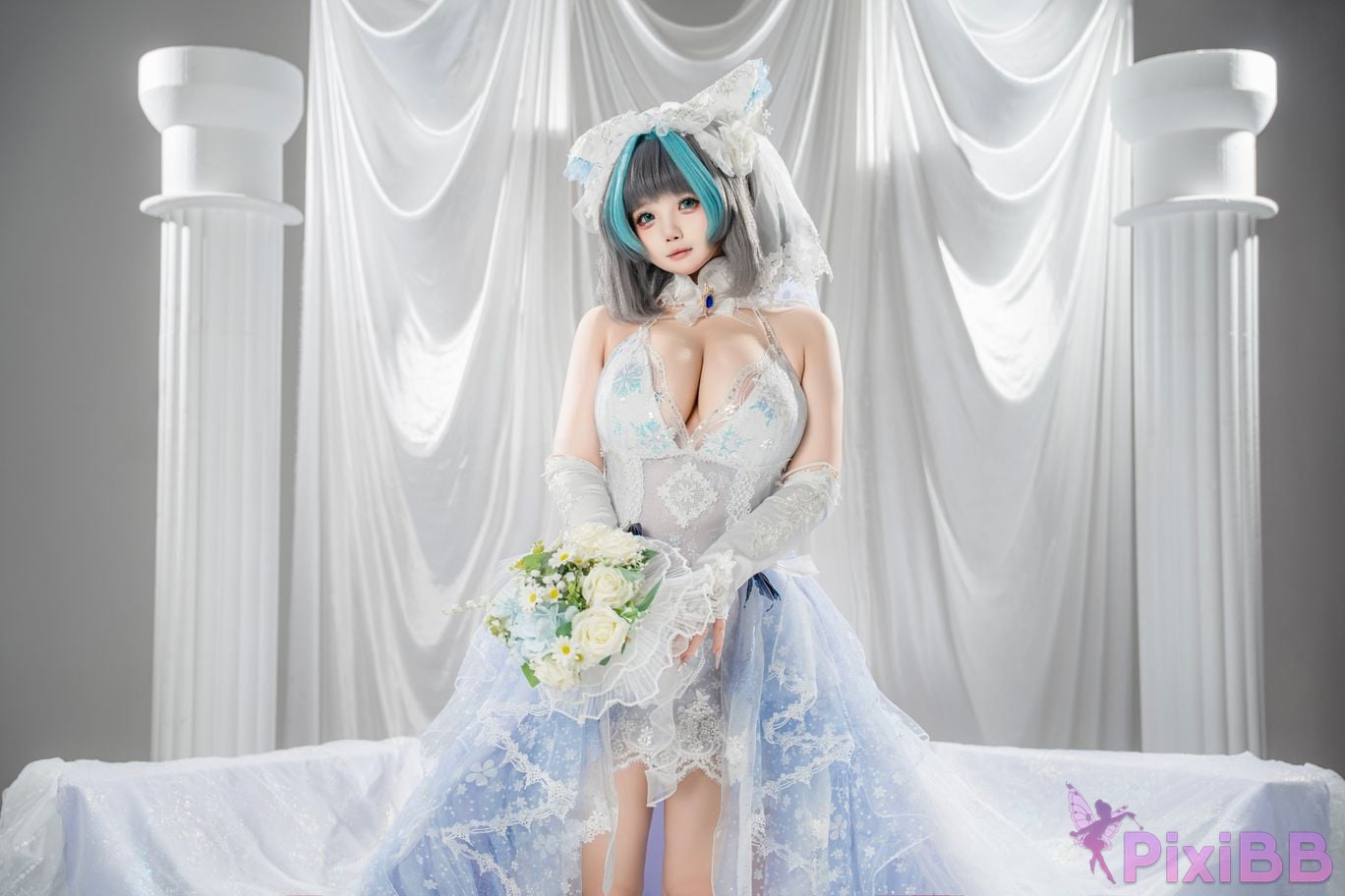 Cosplayer Baoba bei azur lane Cheshire vow to marry PixiBB.COM 042