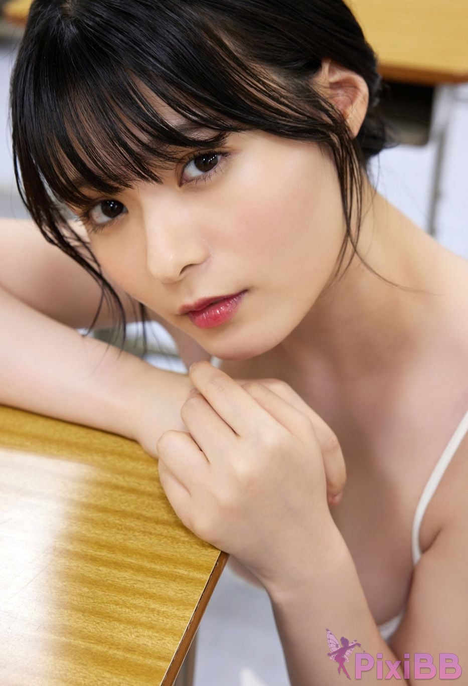 Japanese Idol Mizuki Hoshina Released gravure photo book Ill teach you slowly PixiBB.COM 030