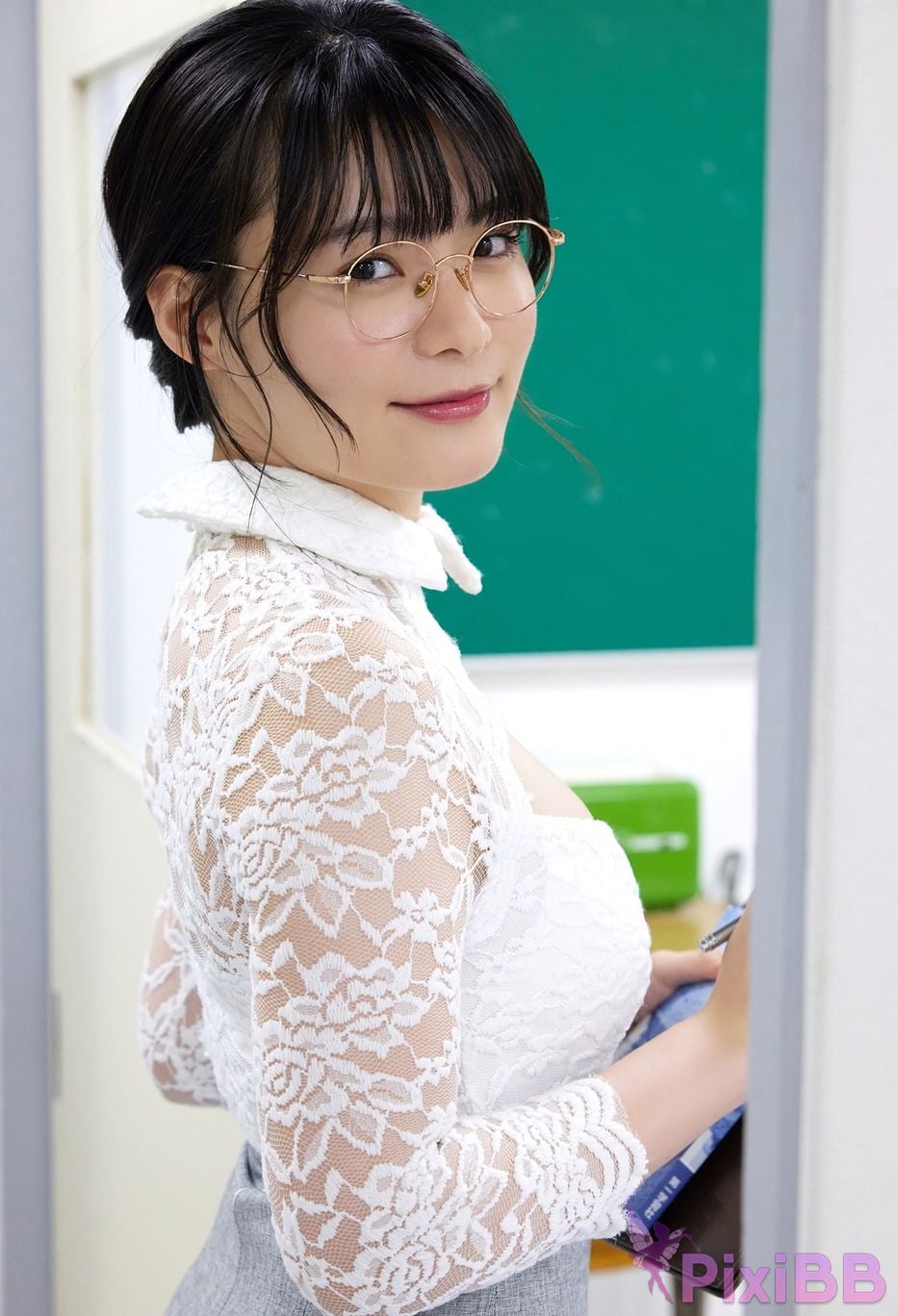 Japanese Idol Mizuki Hoshina Released gravure photo book Ill teach you slowly PixiBB.COM 045
