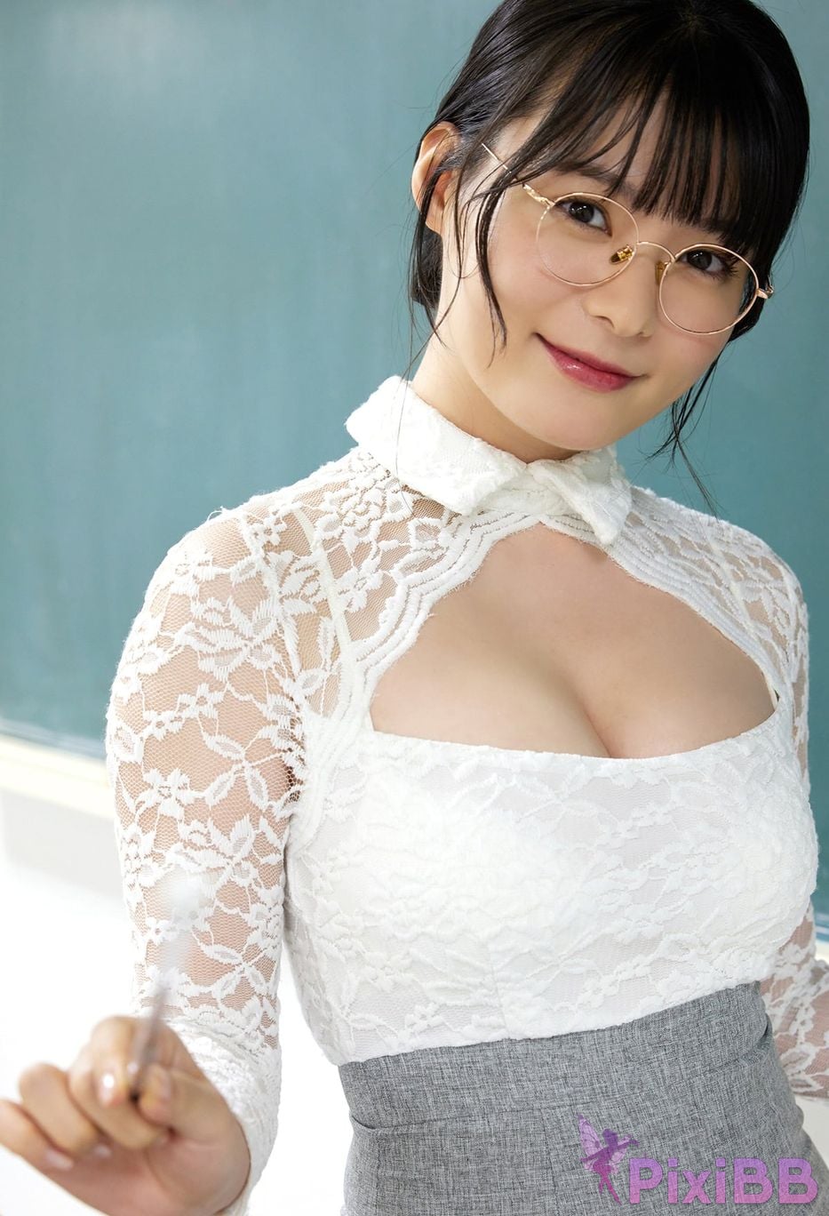 Japanese Idol Mizuki Hoshina Released gravure photo book Ill teach you slowly PixiBB.COM 063