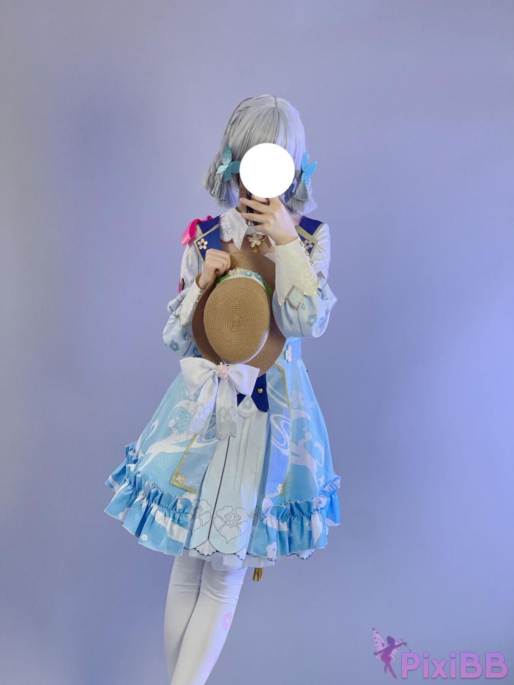 Cosplayer young love Youmeko Genshin Kamisato Ayaka PixiBB.COM 003