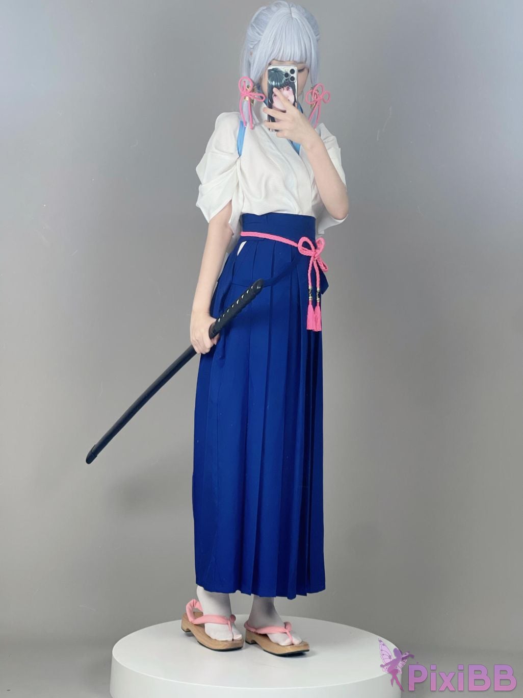 Cosplayer young love Youmeko Genshin Kamisato Ayaka PixiBB.COM 005