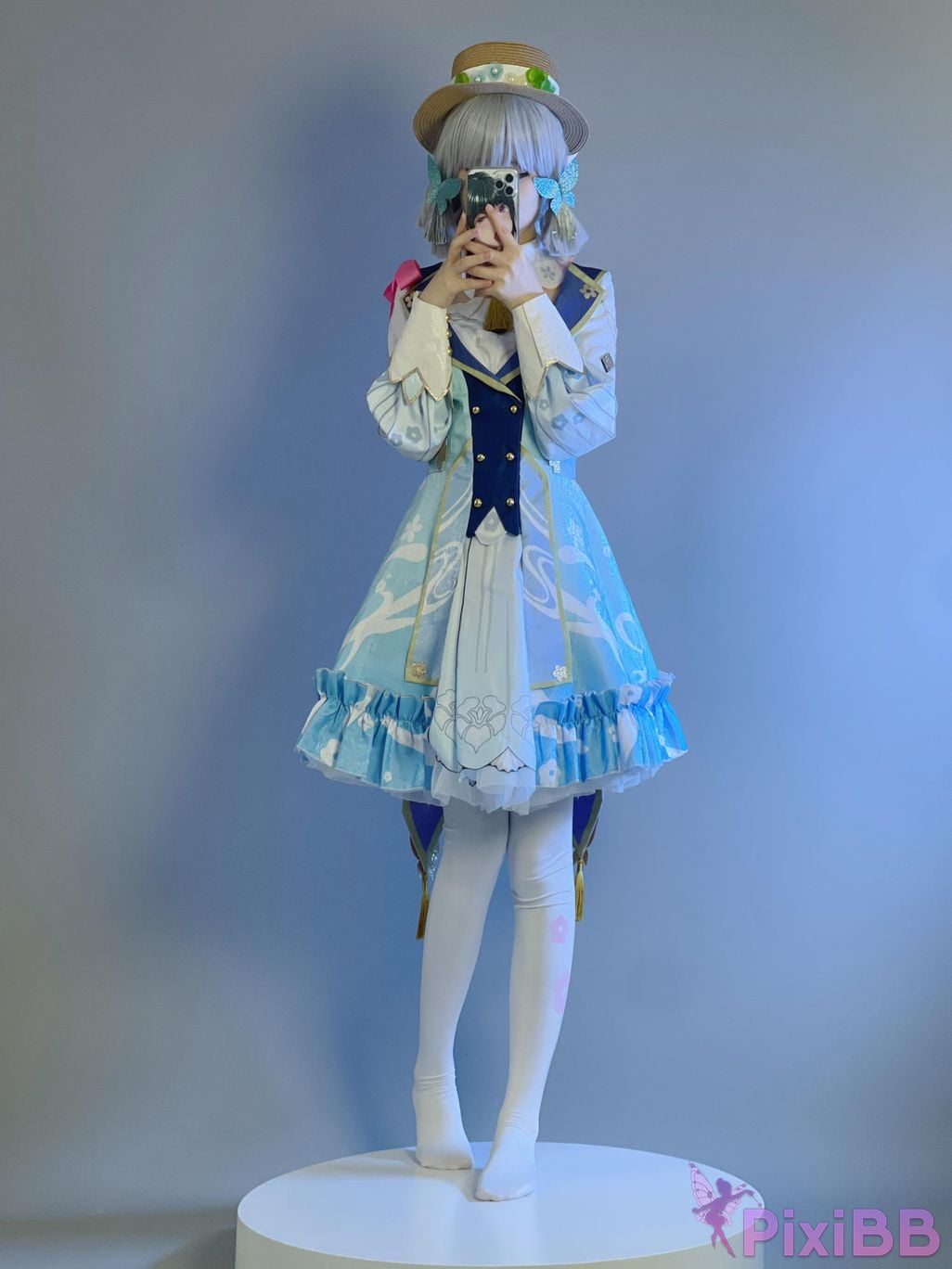 Cosplayer young love Youmeko Genshin Kamisato Ayaka PixiBB.COM 007
