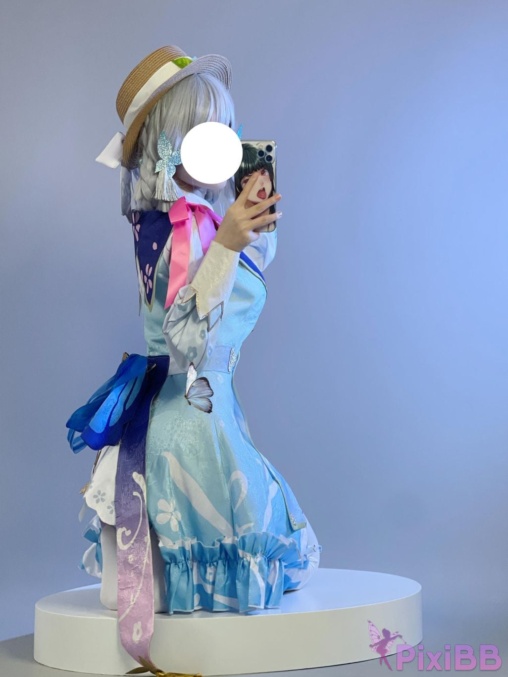 Cosplayer young love Youmeko Genshin Kamisato Ayaka PixiBB.COM 009