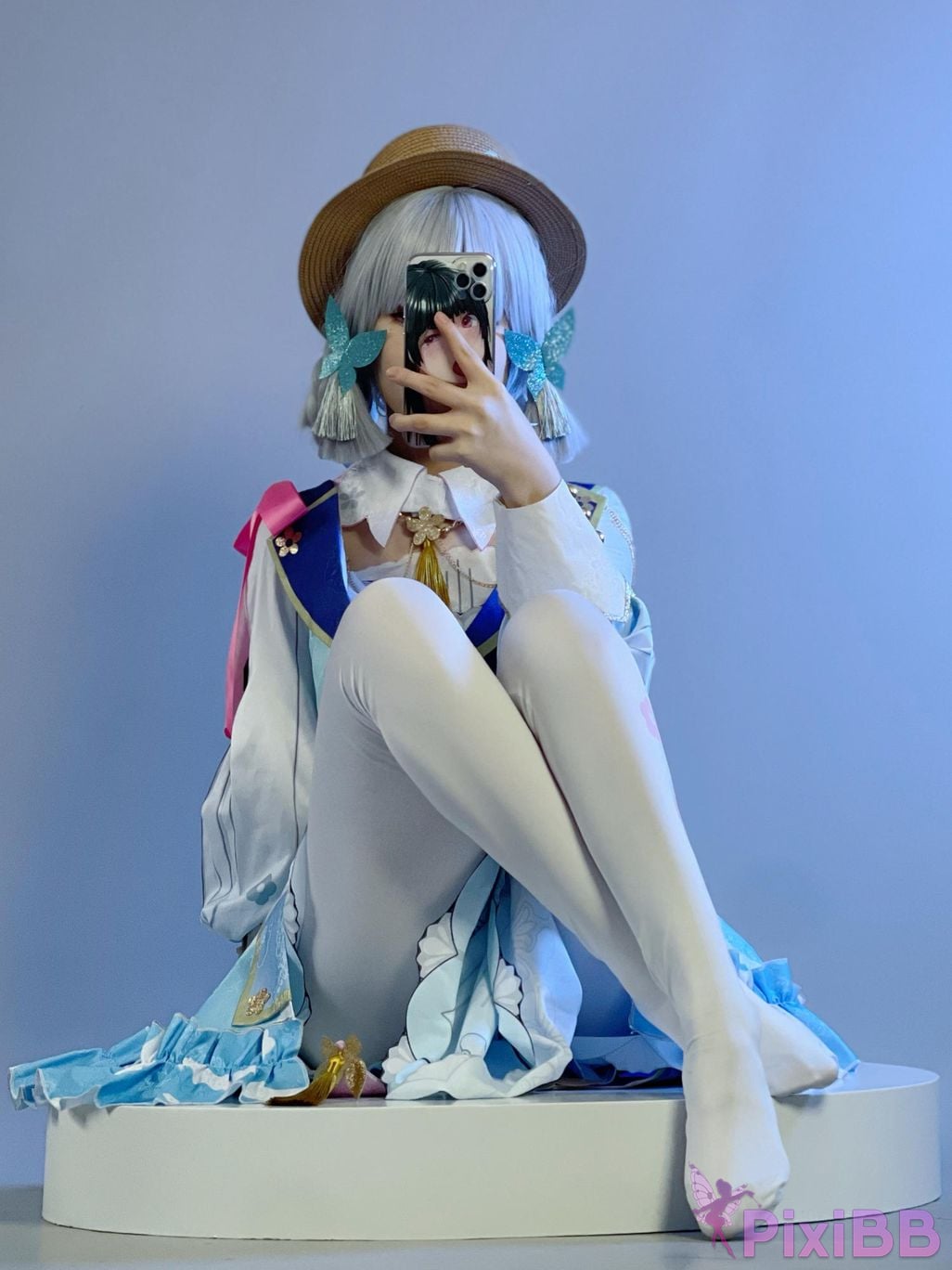 Cosplayer young love Youmeko Genshin Kamisato Ayaka PixiBB.COM 010