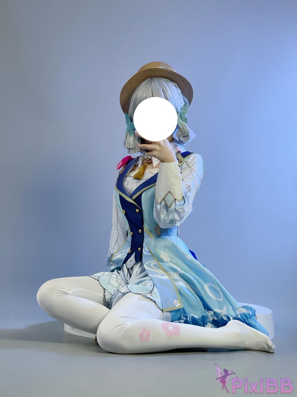 Cosplayer young love Youmeko Genshin Kamisato Ayaka PixiBB.COM 012