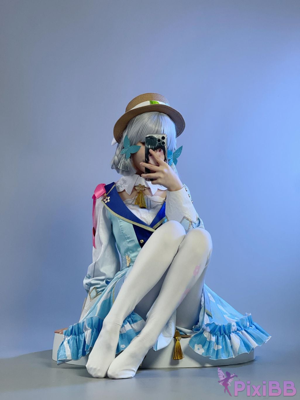 Cosplayer young love Youmeko Genshin Kamisato Ayaka PixiBB.COM 013