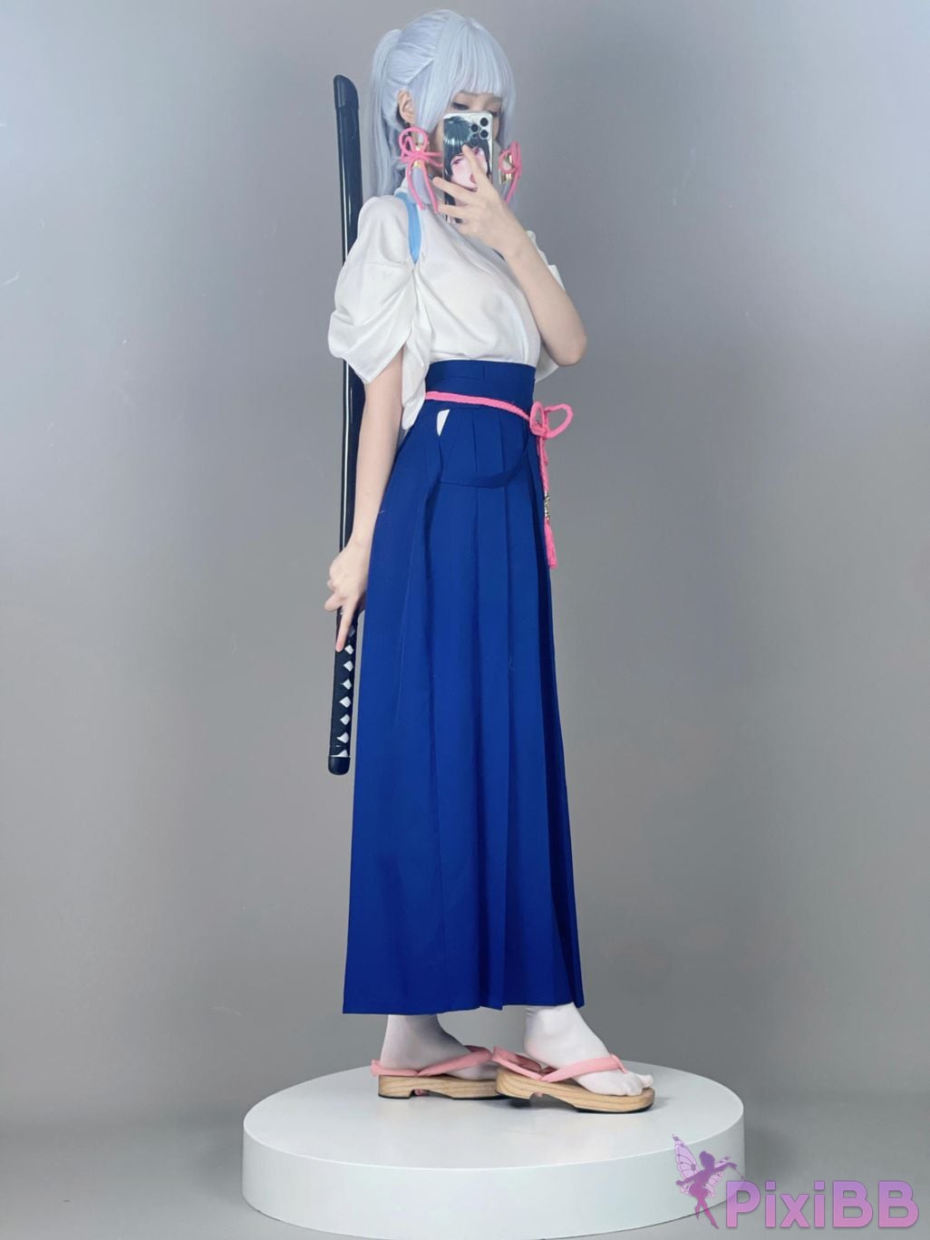 Cosplayer young love Youmeko Genshin Kamisato Ayaka PixiBB.COM 015