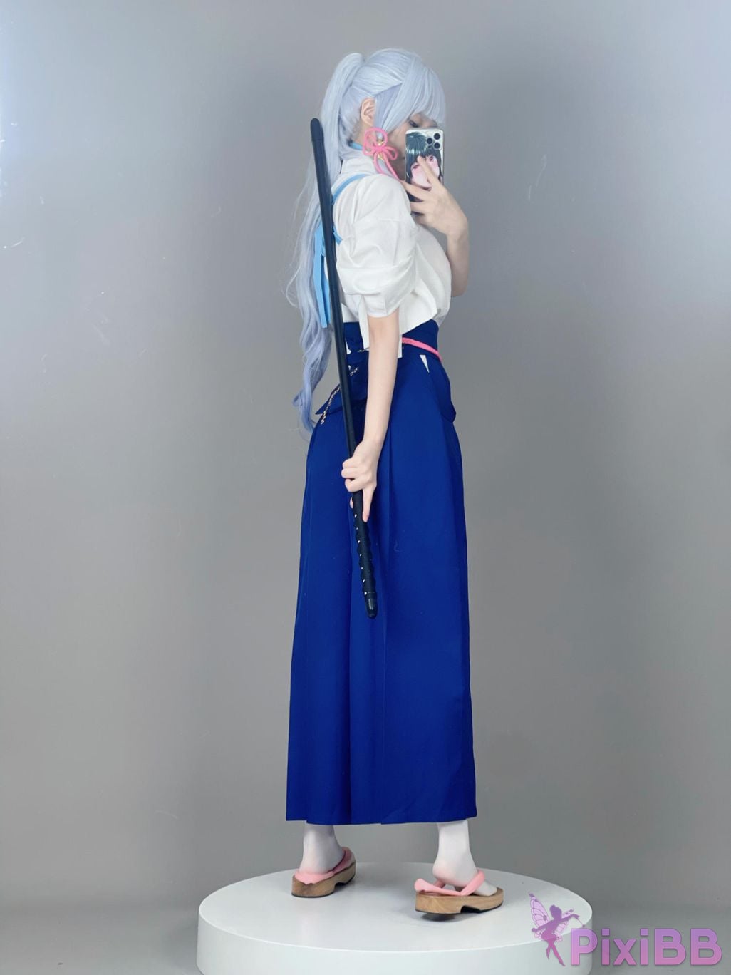 Cosplayer young love Youmeko Genshin Kamisato Ayaka PixiBB.COM 016