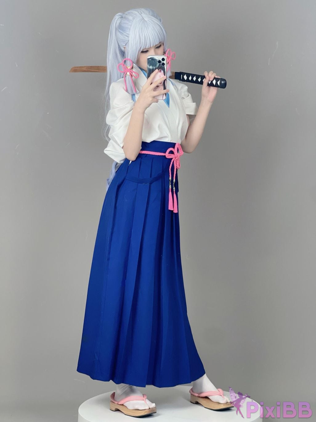 Cosplayer young love Youmeko Genshin Kamisato Ayaka PixiBB.COM 017