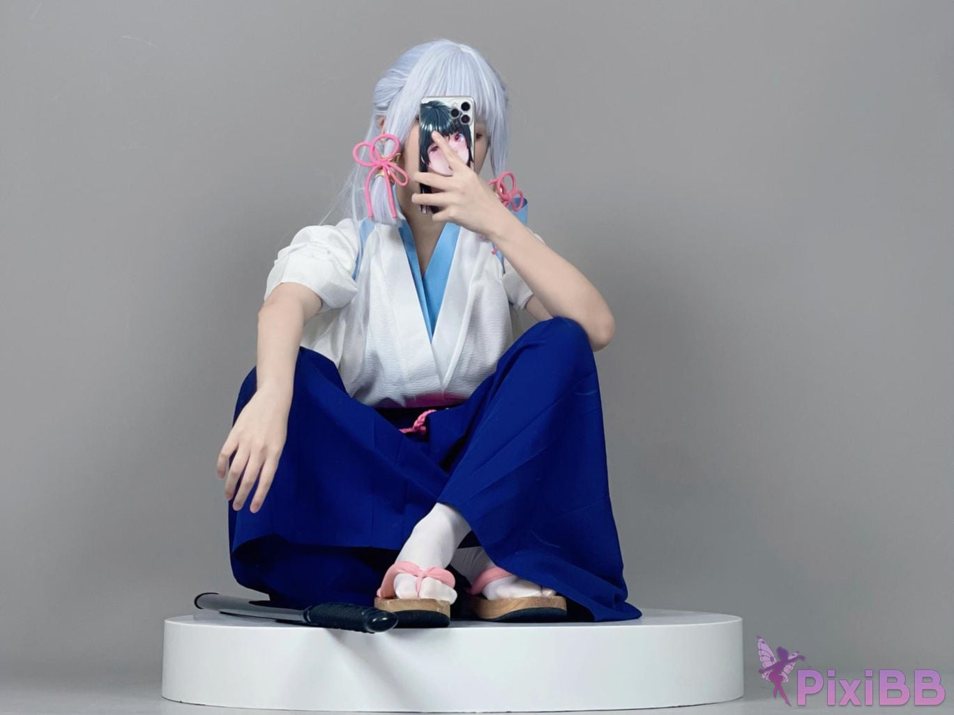 Cosplayer young love Youmeko Genshin Kamisato Ayaka PixiBB.COM 018