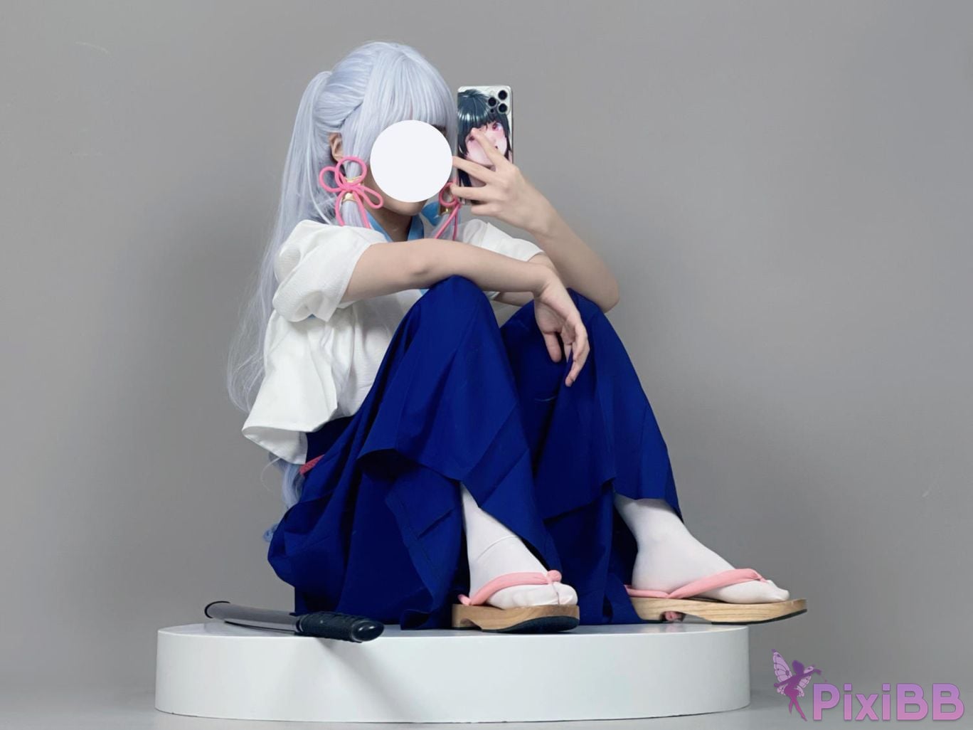 Cosplayer young love Youmeko Genshin Kamisato Ayaka PixiBB.COM 021