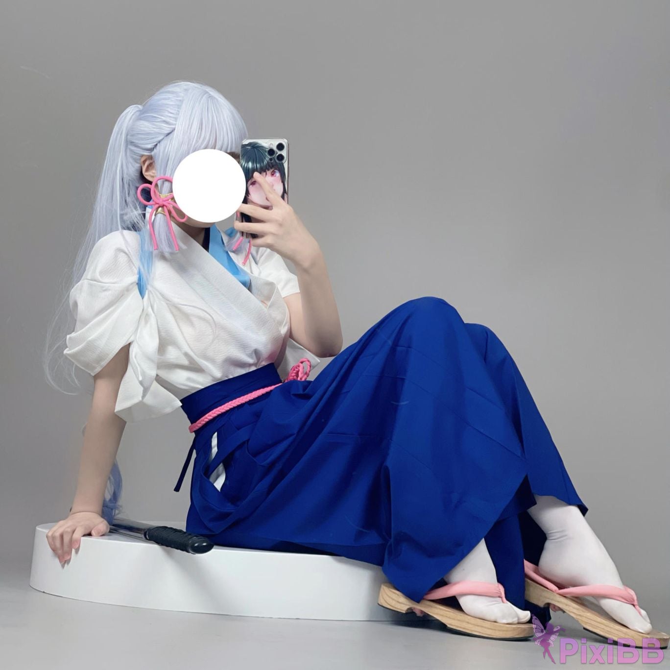 Cosplayer young love Youmeko Genshin Kamisato Ayaka PixiBB.COM 022
