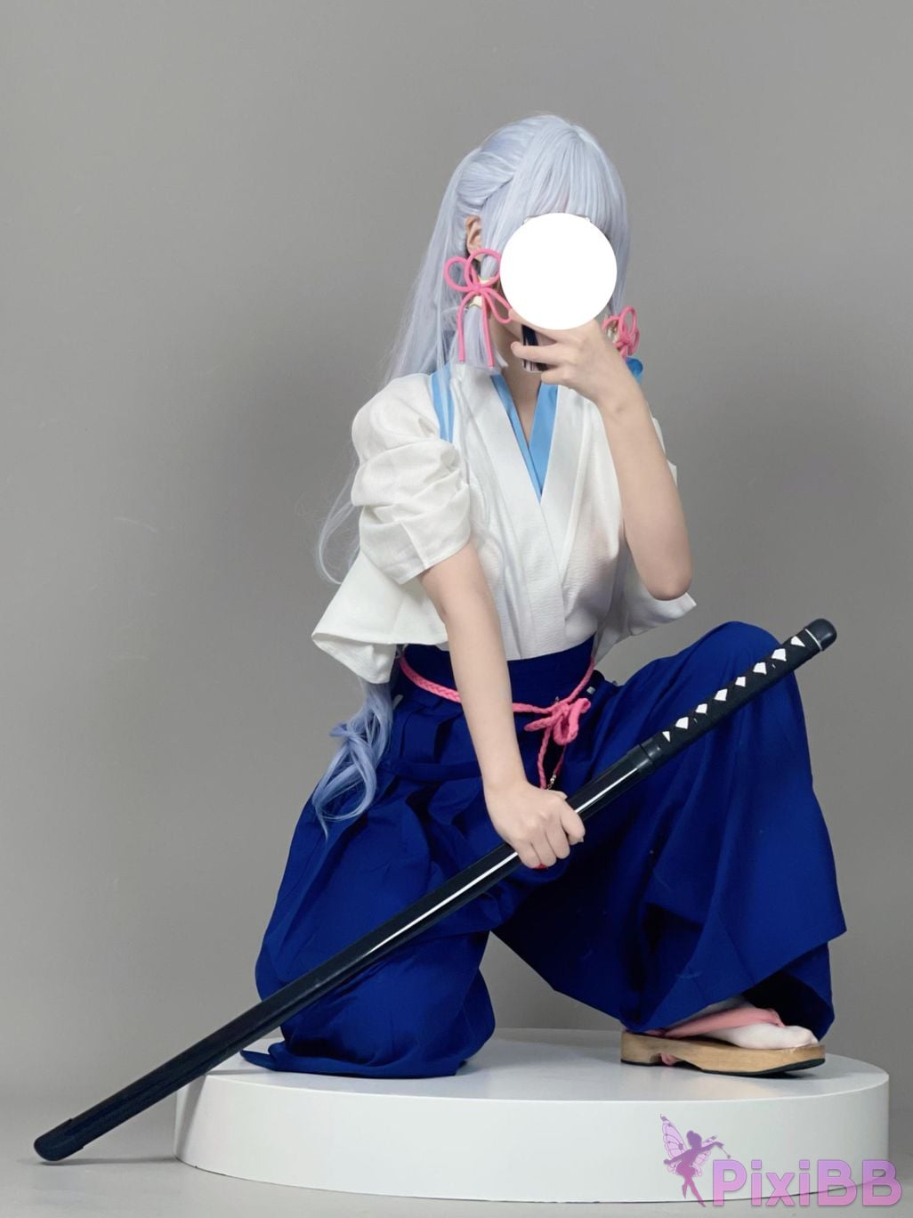 Cosplayer young love Youmeko Genshin Kamisato Ayaka PixiBB.COM 023