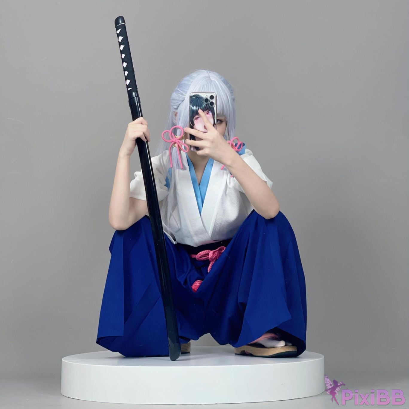 Cosplayer young love Youmeko Genshin Kamisato Ayaka PixiBB.COM 024