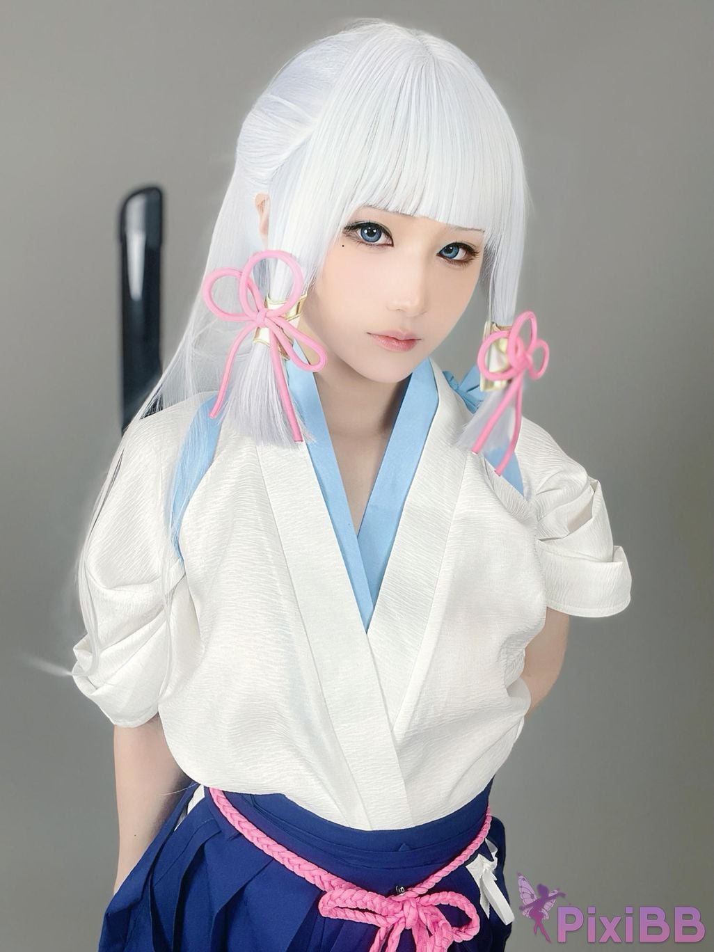 Cosplayer young love Youmeko Genshin Kamisato Ayaka PixiBB.COM 025