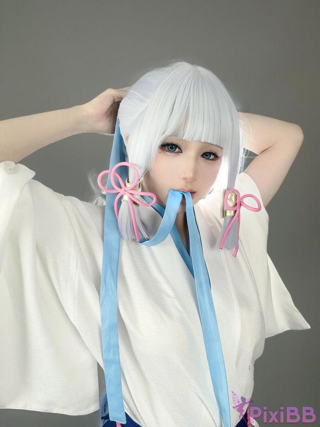 Cosplayer young love Youmeko Genshin Kamisato Ayaka PixiBB.COM 030