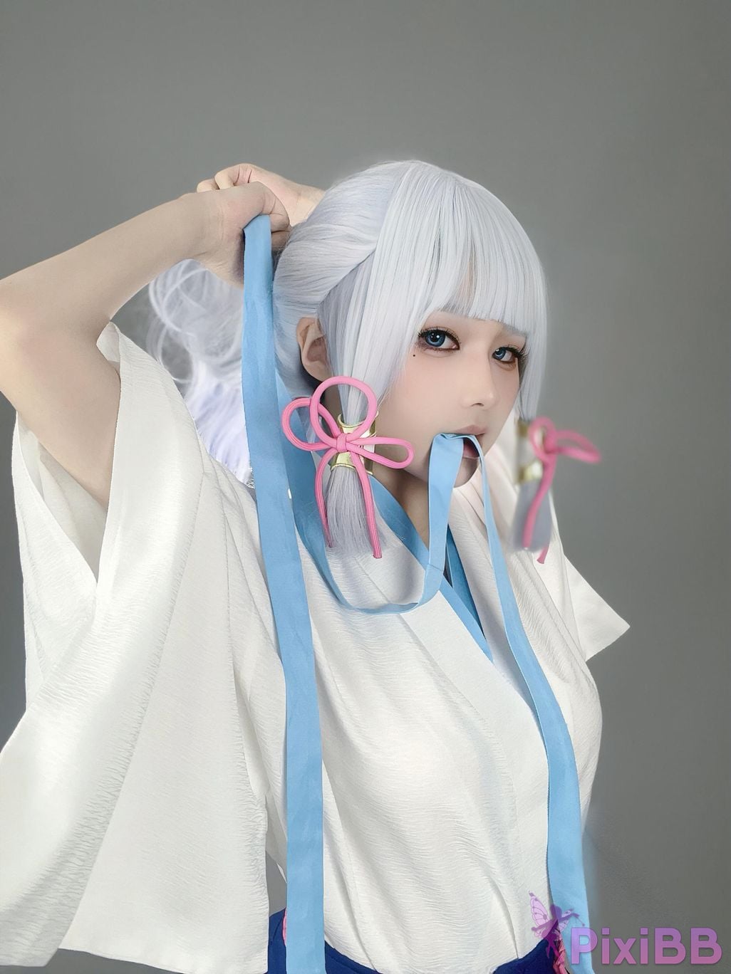Cosplayer young love Youmeko Genshin Kamisato Ayaka PixiBB.COM 031