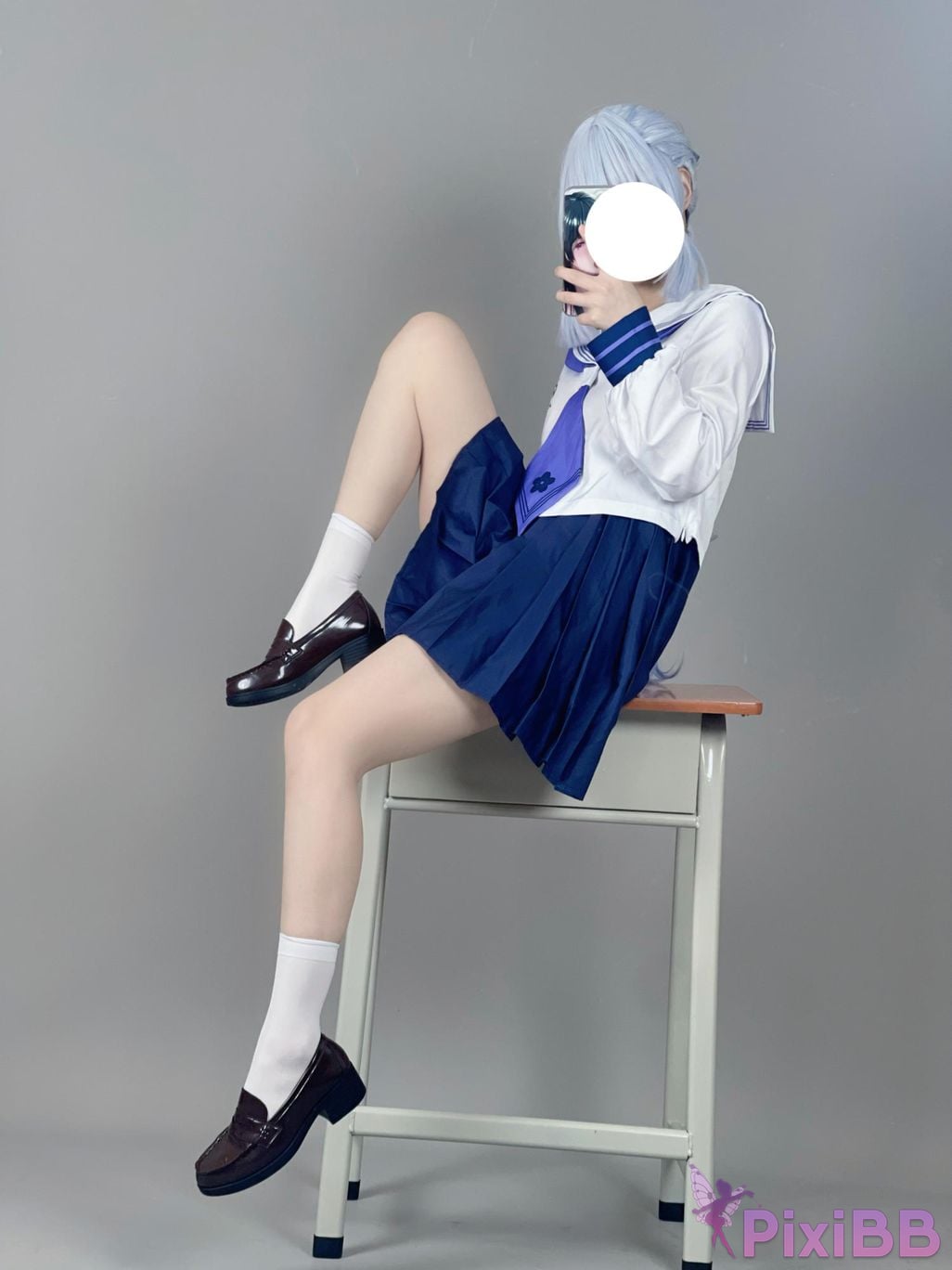 Cosplayer young love Youmeko Genshin Kamisato Ayaka PixiBB.COM 036