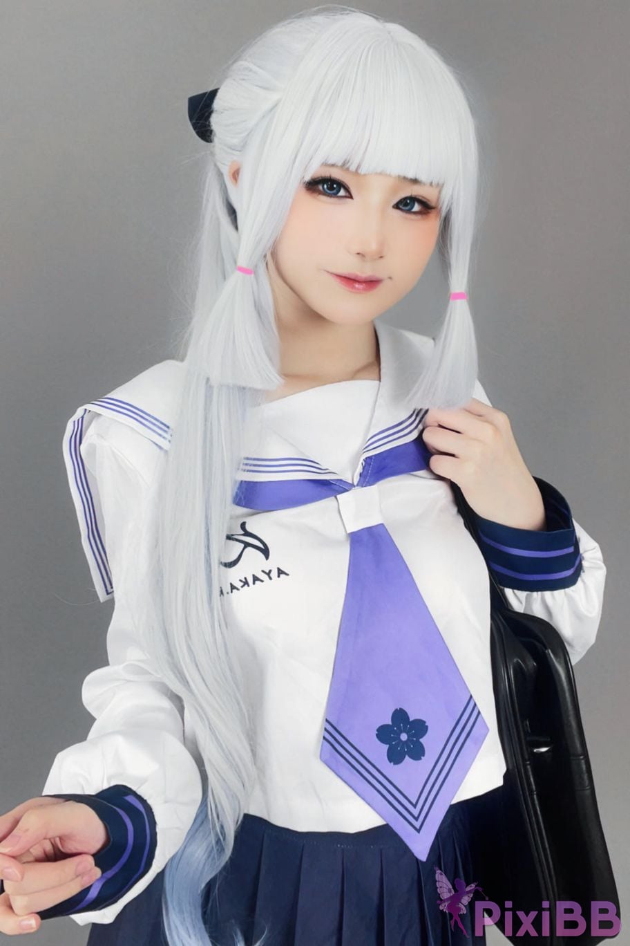 Cosplayer young love Youmeko Genshin Kamisato Ayaka PixiBB.COM 041