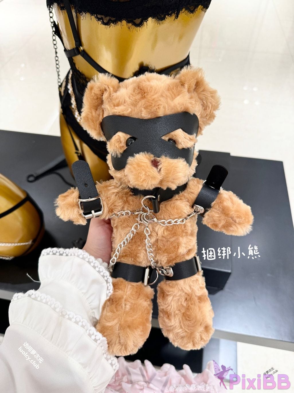 OtherXXX mengbaobaby small transparent Electric shock cute king Top twin pony tail white tiger loli private shooting subscription PixiBB.COM 005