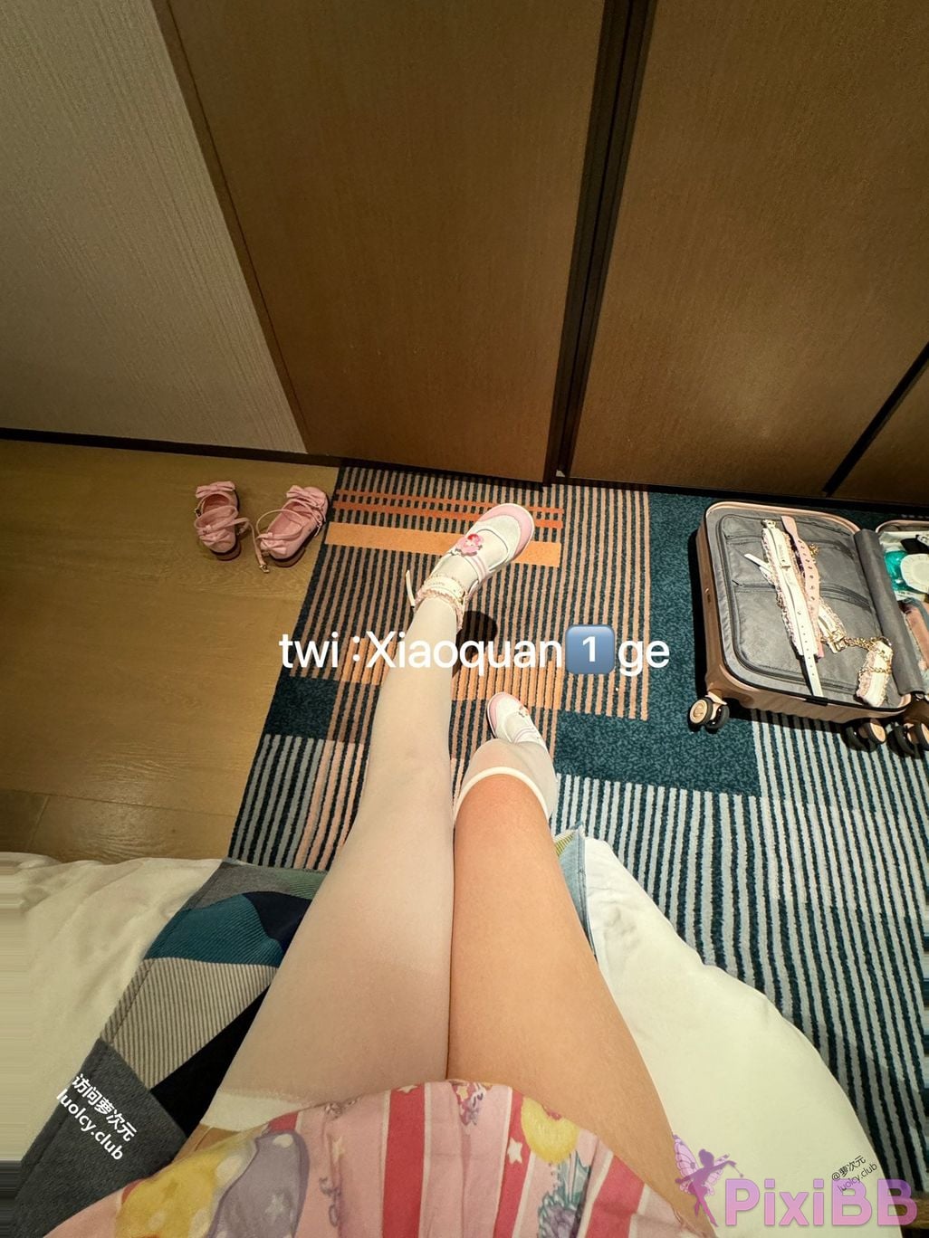 OtherXXX mengbaobaby small transparent Electric shock cute king Top twin pony tail white tiger loli private shooting subscription PixiBB.COM 020