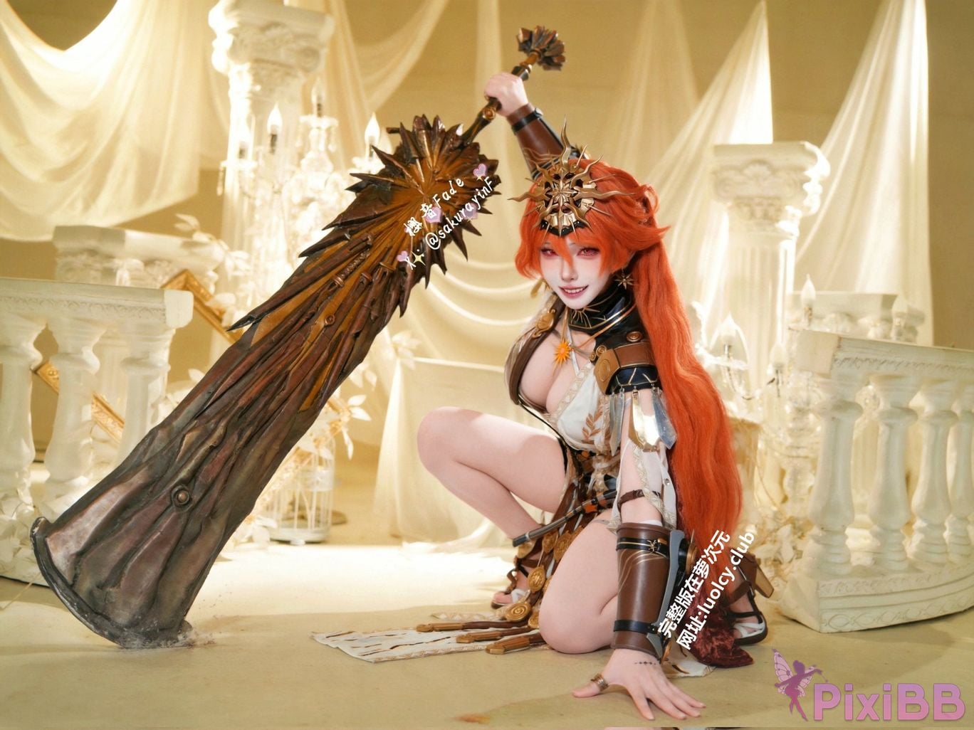 Cosplayer sakurayinF Yingyin Fade Top Big Boobs Welfare Girl PixiBB.COM 021