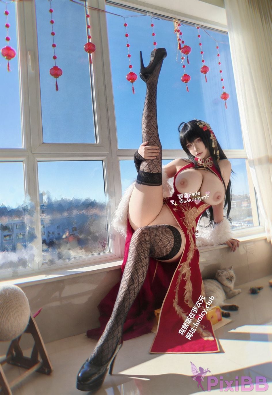 Cosplayer sakurayinF Yingyin Fade Top Big Boobs Welfare Girl PixiBB.COM 026