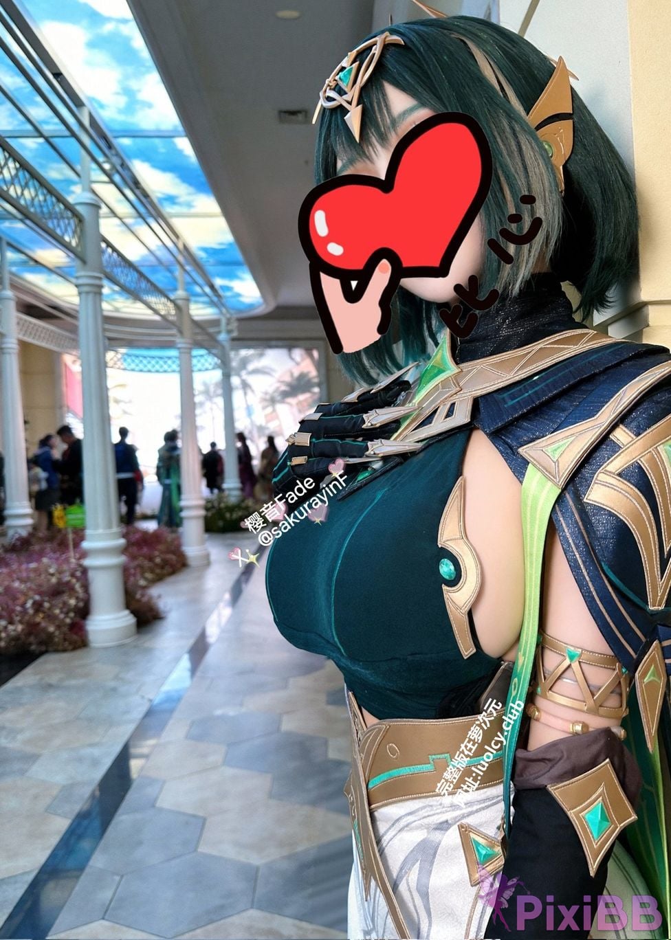 Cosplayer sakurayinF Yingyin Fade Top Big Boobs Welfare Girl PixiBB.COM 050