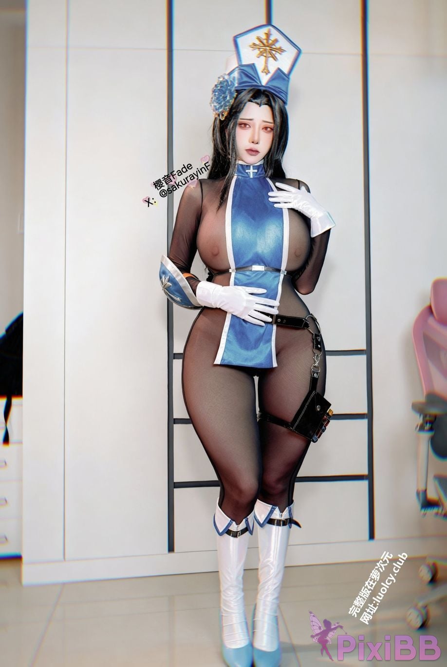 Cosplayer sakurayinF Yingyin Fade Top Big Boobs Welfare Girl PixiBB.COM 120