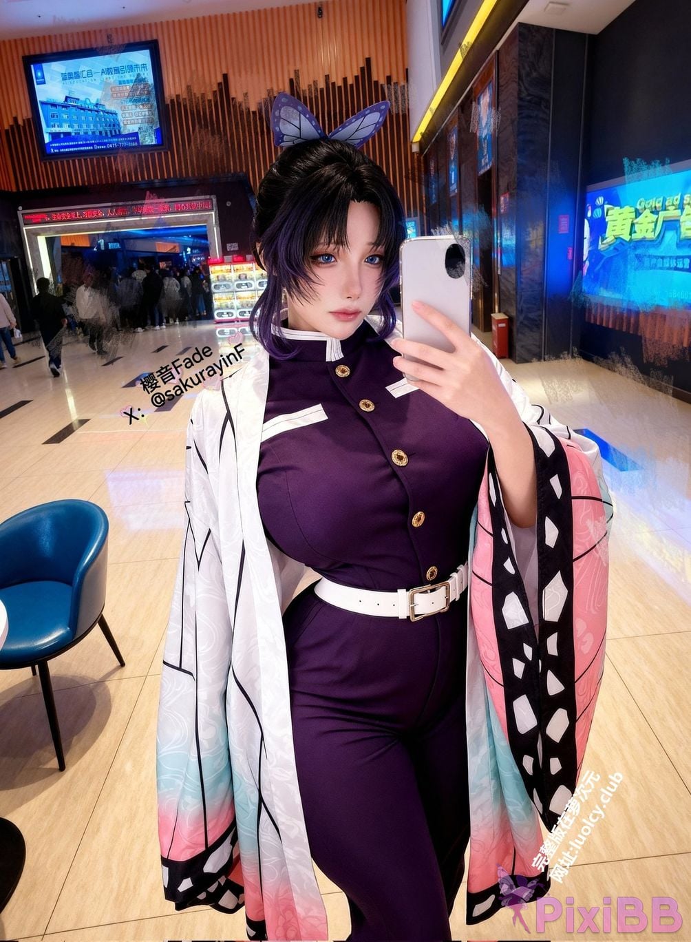 Cosplayer sakurayinF Yingyin Fade Top Big Boobs Welfare Girl PixiBB.COM 133