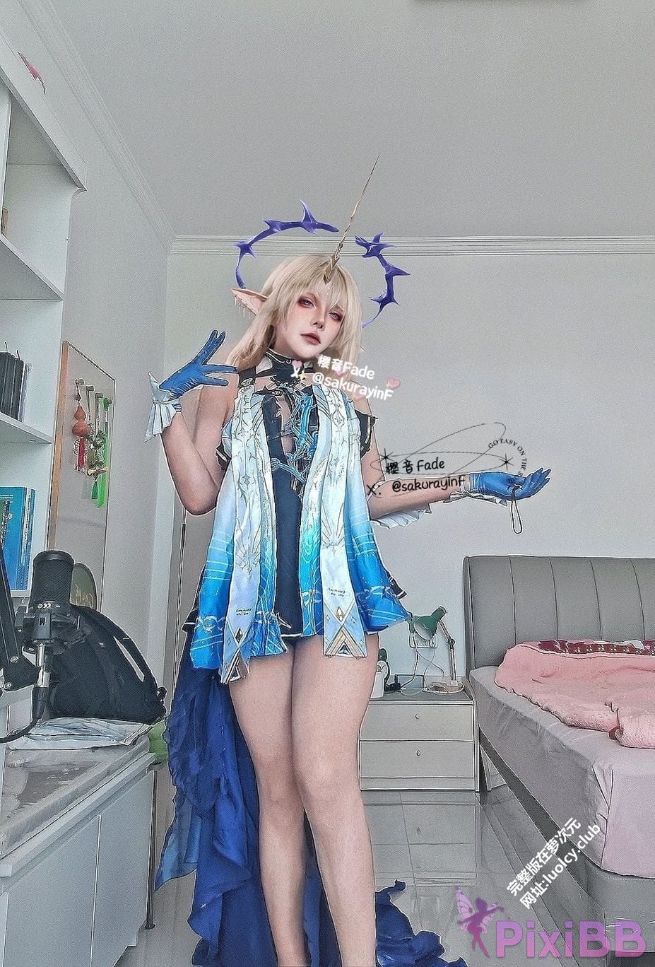 Cosplayer sakurayinF Yingyin Fade Top Big Boobs Welfare Girl PixiBB.COM 273