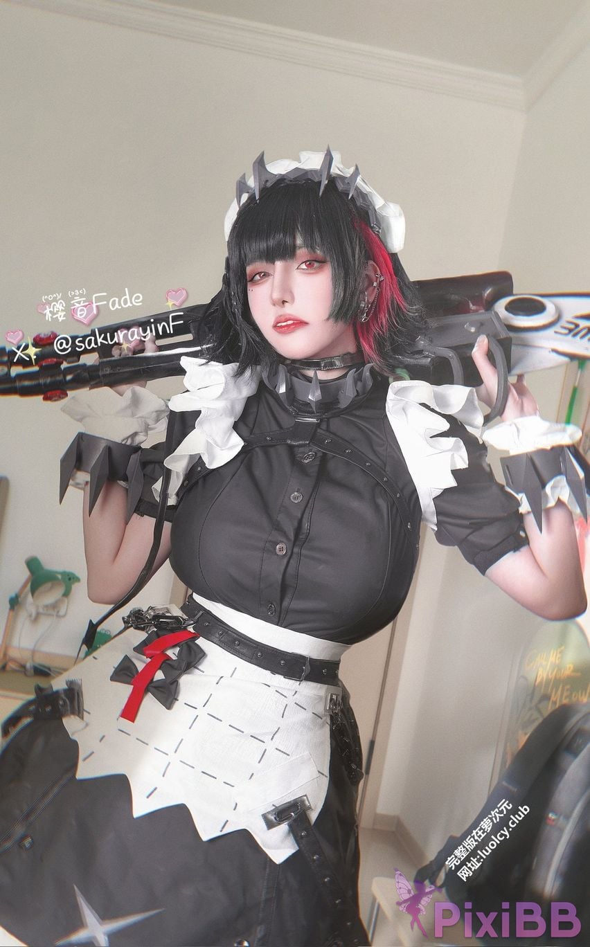 Cosplayer sakurayinF Yingyin Fade Top Big Boobs Welfare Girl PixiBB.COM 317
