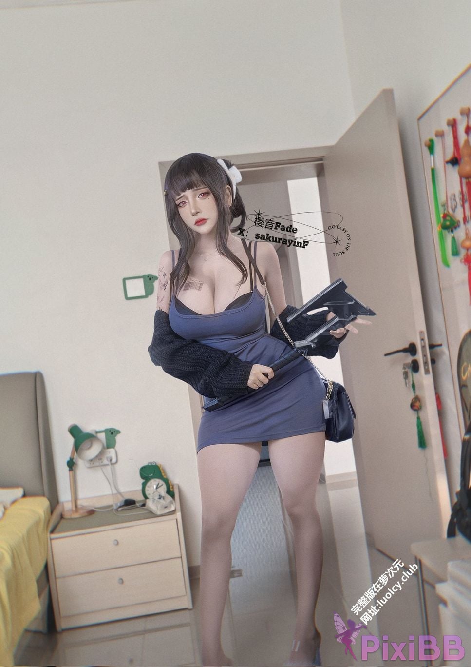 Cosplayer sakurayinF Yingyin Fade Top Big Boobs Welfare Girl PixiBB.COM 347