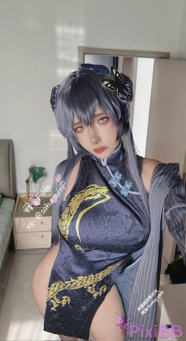 Cosplayer sakurayinF Yingyin Fade Top Big Boobs Welfare Girl PixiBB.COM 368