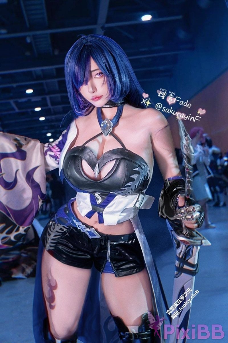 Cosplayer sakurayinF Yingyin Fade Top Big Boobs Welfare Girl PixiBB.COM 385