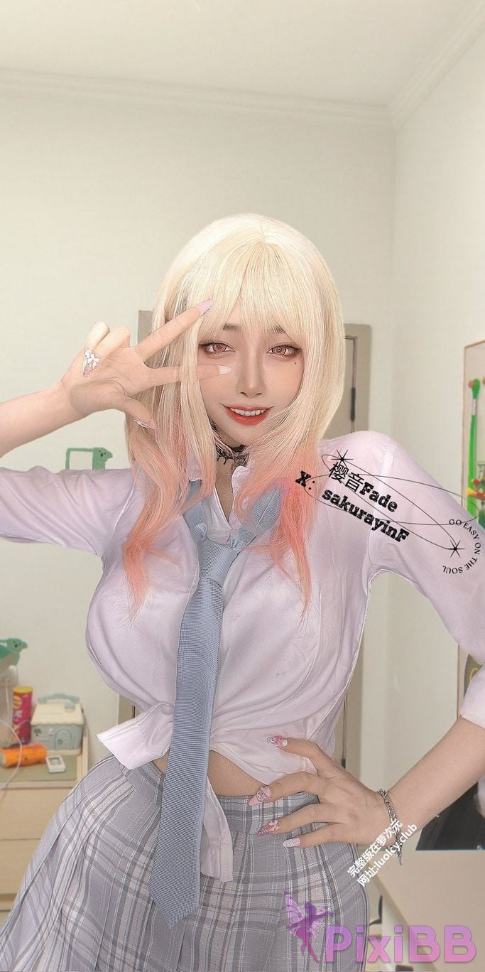 Cosplayer sakurayinF Yingyin Fade Top Big Boobs Welfare Girl PixiBB.COM 418